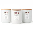 Rich Burgundy Red Ivory White Floral Wedding 