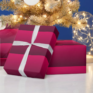 Rich Burgundy Wine Gradient Shades Wrapping Paper