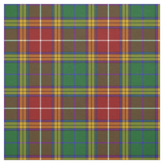 Rich Colours Plaid Fabric (Swatch)