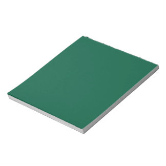 Rich Dark Green Notepad