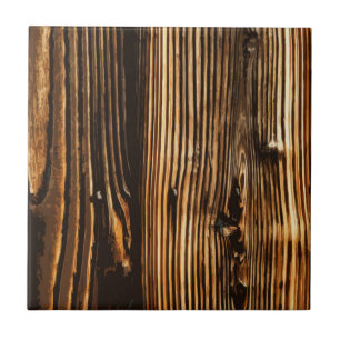 Rich Dark Wood Grain Tile