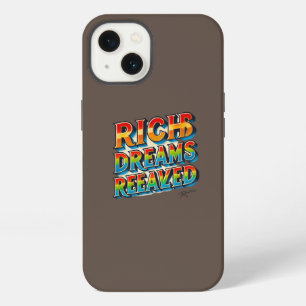 Rich Dreams Realised" Multi-Coloured Phone Co iPhone 13 Case