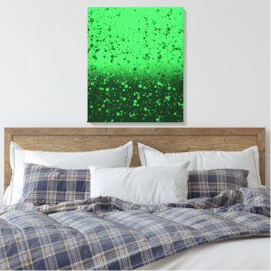 Rich Emerald Minimalist Art Canvas Print