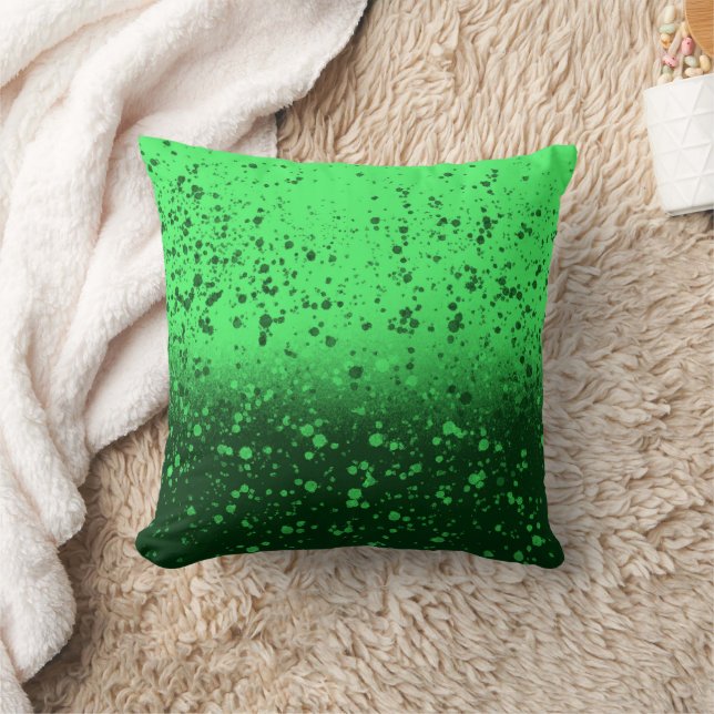 Rich Emerald Minimalist Art Cushion (Blanket)