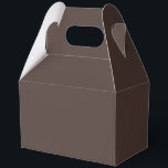 Rich Espresso Favour Box<br><div class="desc">☕ Rich Espresso A bold and grounding shade, Rich Espresso draws its warmth from the deep richness of freshly brewed coffee. This luxurious brown sits at the intersection of comfort and sophistication—dark enough to anchor a design, yet warm enough to invite curiosity. Color Meaning & Mood: Often associated with strength,...</div>