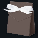 Rich Espresso Favour Box<br><div class="desc">☕ Rich Espresso A bold and grounding shade, Rich Espresso draws its warmth from the deep richness of freshly brewed coffee. This luxurious brown sits at the intersection of comfort and sophistication—dark enough to anchor a design, yet warm enough to invite curiosity. Colour Meaning & Mood: Often associated with strength,...</div>