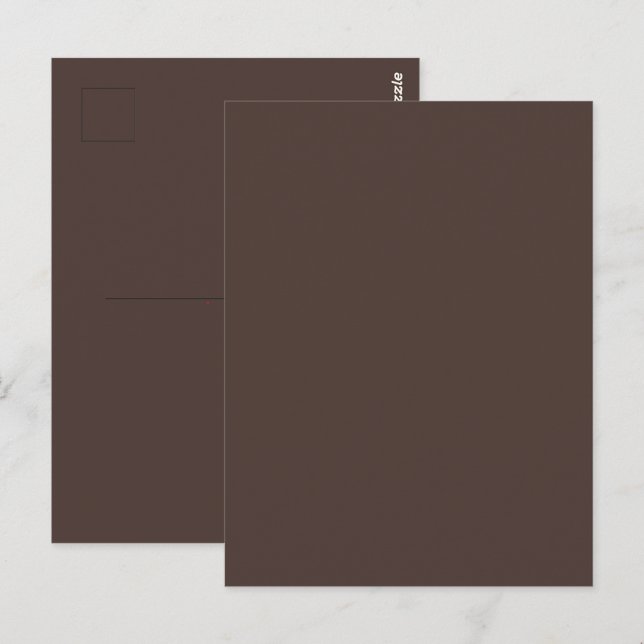 Rich Espresso Postcard (Front/Back)