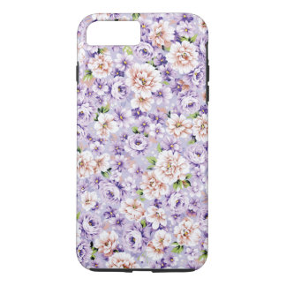 Rich floral pattern with purple and pink flowers Case-Mate iPhone case