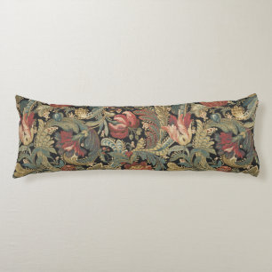 Rich Floral Tapestry Brocade Antique Classic Body Cushion