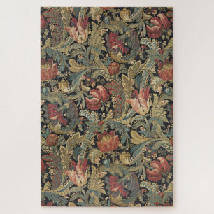 Rich Floral Tapestry Brocade Antique Classic Jigsaw Puzzle