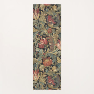Rich Floral Tapestry Brocade Antique Classic Yoga Mat