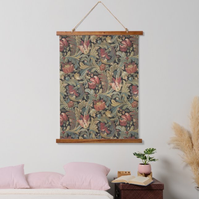 Rich Floral Tapestry Brocade Antique Victorian (Bedroom)