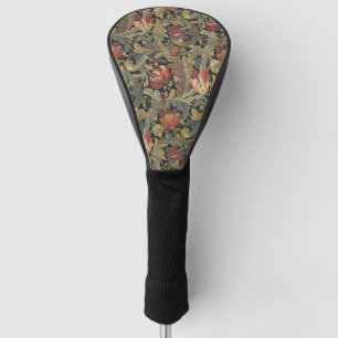 Rich Floral Tapestry Brocade Antique Victorian Golf Head Cover