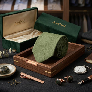 Rich Forest Green Tie