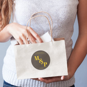 Rich Golden in Black Wedding Theme Classic Round Sticker