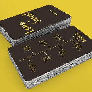 Rich Golden in Black Wedding Theme Hand Fan