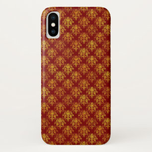 Rich Holiday Damask Case-Mate iPhone Case