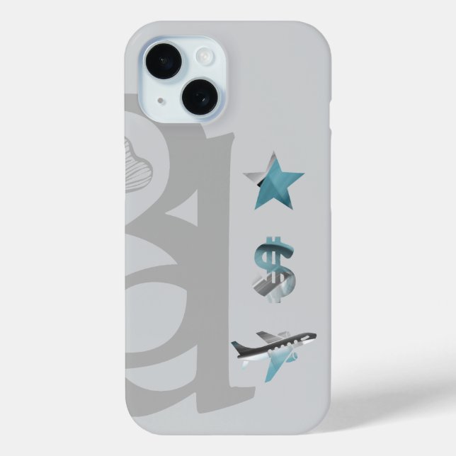 RICH iPhone Cases Trend Abstract Blue Ocean  (Back)