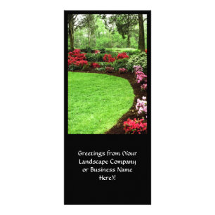 Rich Landscape Lawn Care Business Rack Card