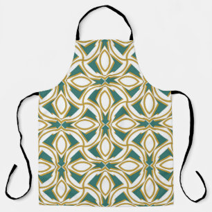 rich ornament. Sloping seamless colourful ornamen Apron