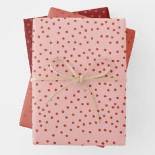 Rich Red Polka Dot Gift Wrap 