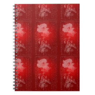 Rich Red Rose Notebook