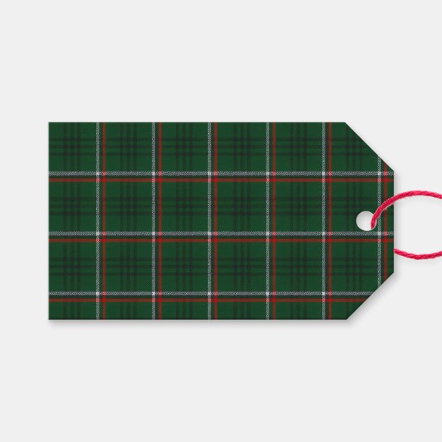 Rich Tartan Gift Tags (Front (Horizontal))