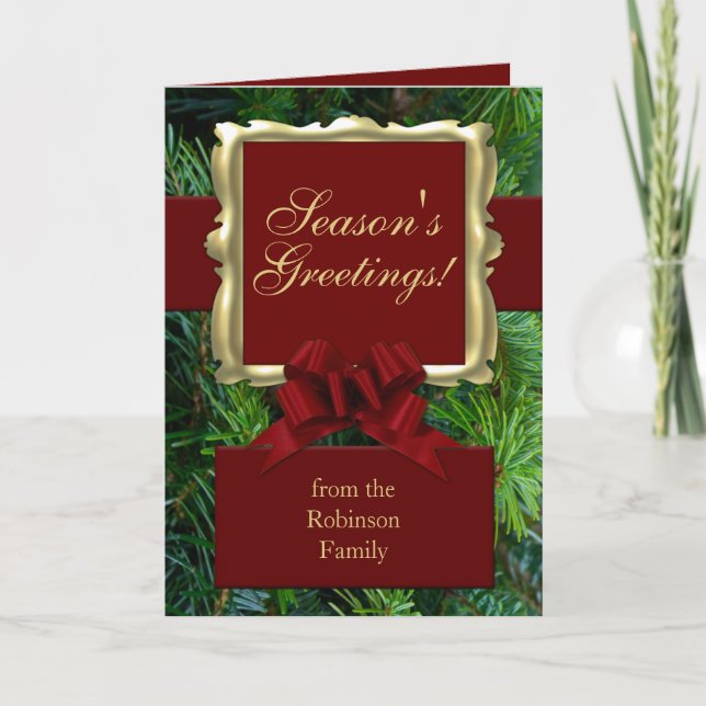 Rich Traditions Imprinted Christmas Cards (Front)