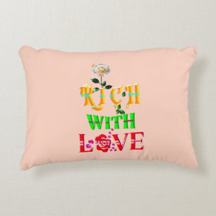 Rich With Love Decorative Cushion