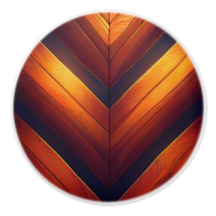 Rich Wood Style  Ceramic Knob