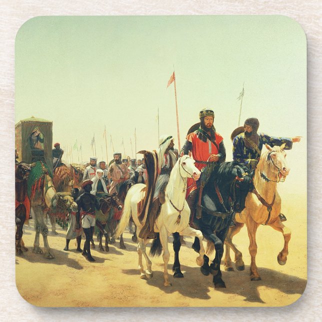 Richard Coeur de Lion on his way to Jerusalem Coaster (Front)