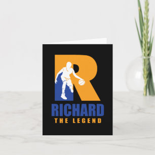 Richard Custom Player Basketball Your Name The Leg Card