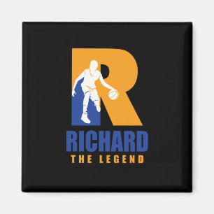 Richard Custom Player Basketball Your Name The Leg Magnet