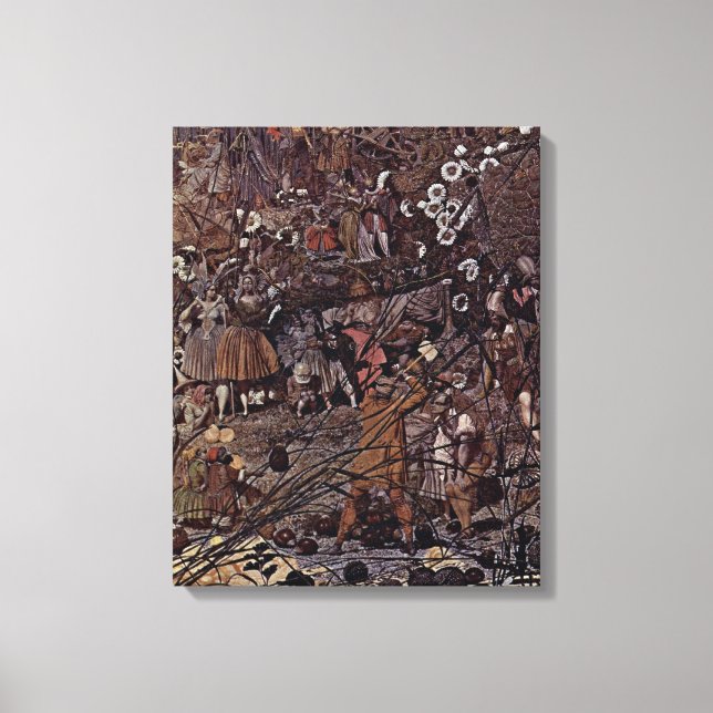Richard Dadd - The Fairy Fellers Master-Stroke Canvas Print (Front)
