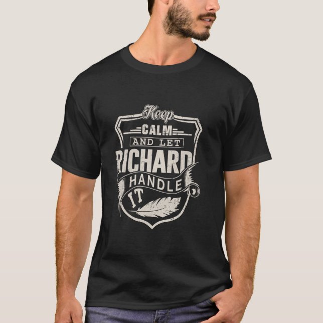 Richard First Name Shirt Richard Name Birthday (Front)