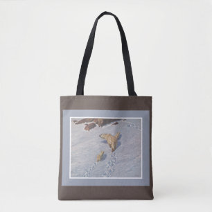 Richard Friese, Polar Bear Family Postcard Tote Bag