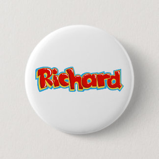 Richard graffiti 6 cm round badge