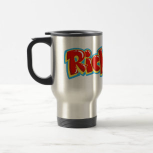Richard graffiti travel mug