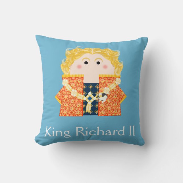 Richard II King of England Cushion (Front)