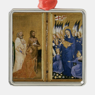 Richard II Presented to the Virgin and Child Metal Tree Decoration