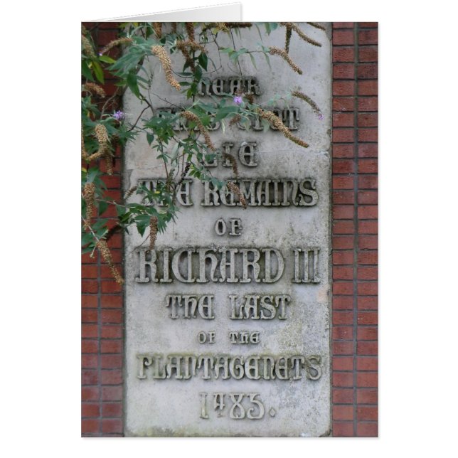 Richard III Memorial in Leicester, England (Front)