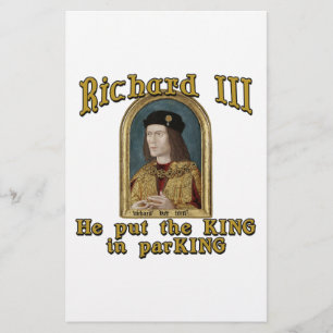 Richard III Put the King in ParKING tshirt