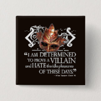 Richard III Quote 15 Cm Square Badge