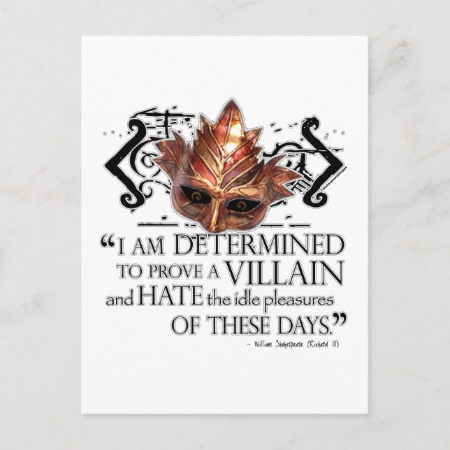 Richard III Quote Postcard (Front)