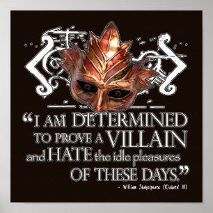 Richard III Quote Poster