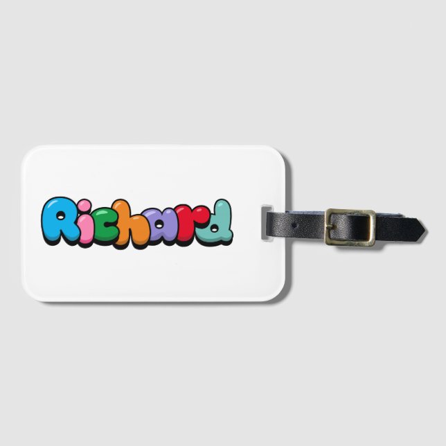 Richard Luggage Tag (Front Horizontal)