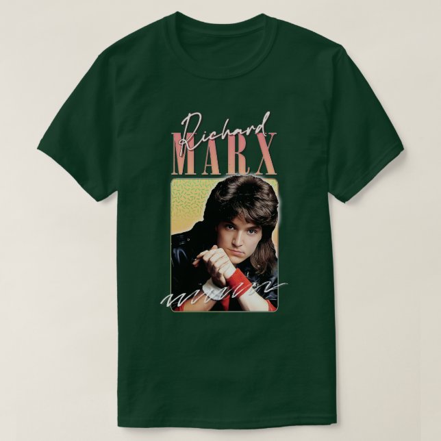 Richard Marx 1980s Retro Aesthetic T-Shirt (Design Front)