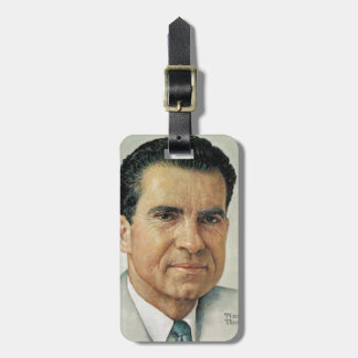 Richard Milhouse Nixon Luggage Tag