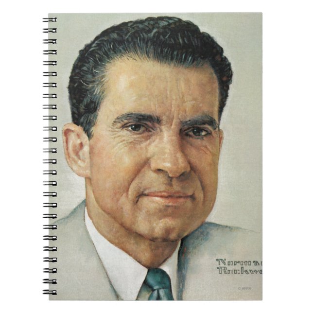 Richard Milhouse Nixon Spiral Notebook (Front)