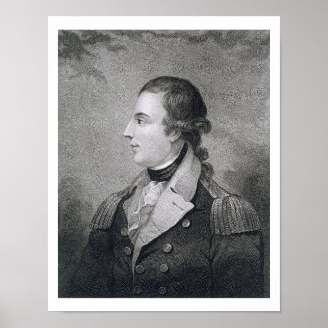 Richard Montgomery (1736-75) engraved by E. Macken Poster (Front)